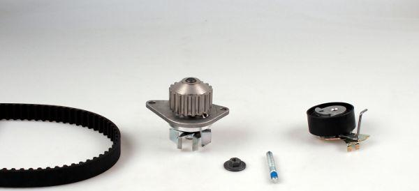 Hepu PK08461 - Водяной насос + комплект зубчатого ремня ГРМ autospares.lv