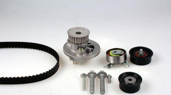 Hepu PK03240 - Водяной насос + комплект зубчатого ремня ГРМ autospares.lv