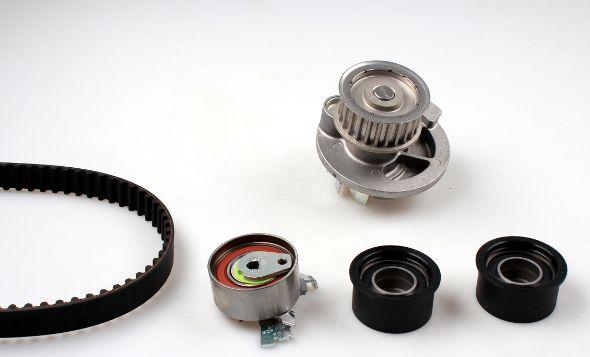 Hepu PK03280 - Водяной насос + комплект зубчатого ремня ГРМ autospares.lv