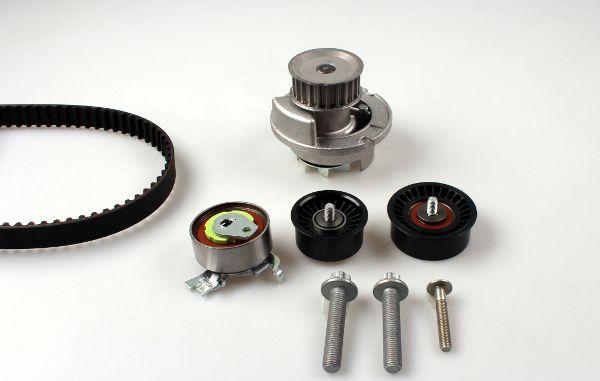 Hepu PK03270 - Водяной насос + комплект зубчатого ремня ГРМ autospares.lv