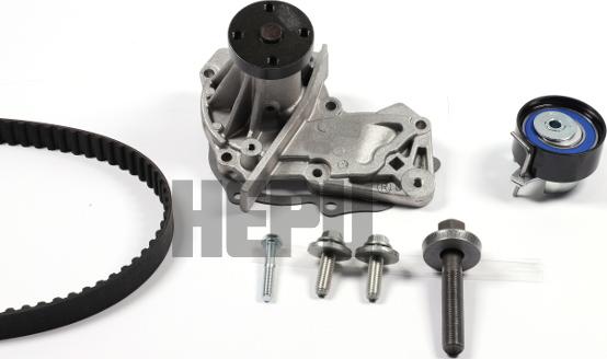 Hepu PK02552 - Водяной насос + комплект зубчатого ремня ГРМ autospares.lv