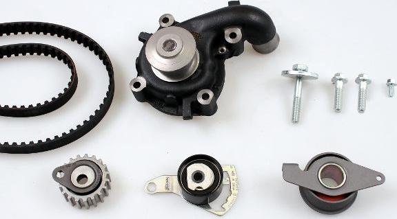 Hepu PK02280 - Водяной насос + комплект зубчатого ремня ГРМ autospares.lv