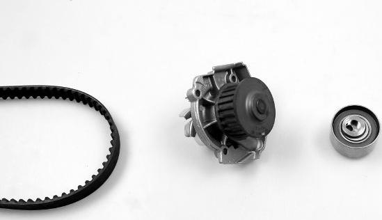 Hepu PK10581 - Водяной насос + комплект зубчатого ремня ГРМ autospares.lv