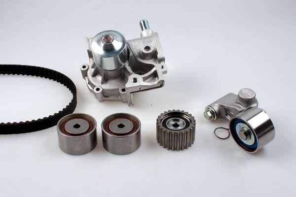 Hepu PK17205 - Водяной насос + комплект зубчатого ремня ГРМ autospares.lv