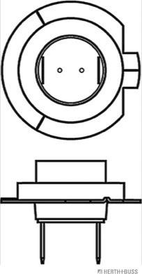 Herth+Buss Elparts 89901295 - Лампа накаливания, фара дальнего света autospares.lv