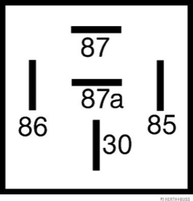 Herth+Buss Elparts 75613154 - Реле, рабочий ток autospares.lv
