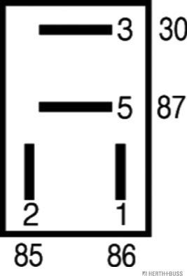 Herth+Buss Elparts 75613187 - Реле, рабочий ток autospares.lv