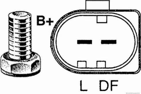 Herth+Buss Jakoparts J5115091 - Генератор autospares.lv