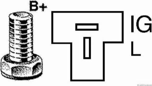 Herth+Buss Jakoparts J5117019 - Генератор autospares.lv