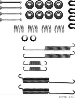 Herth+Buss Jakoparts J3565008 - Комплектующие, барабанный тормозной механизм autospares.lv