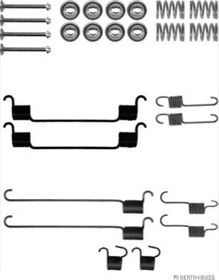 Herth+Buss Jakoparts J3563012 - Комплектующие, барабанный тормозной механизм autospares.lv