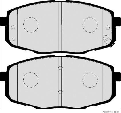 GMC 2396601 - Тормозные колодки, дисковые, комплект autospares.lv