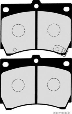 Herth+Buss Jakoparts J3603035 - Тормозные колодки, дисковые, комплект autospares.lv