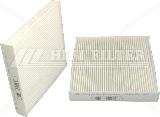 HIFI FILTER SC 5123 - Фильтр воздуха в салоне autospares.lv