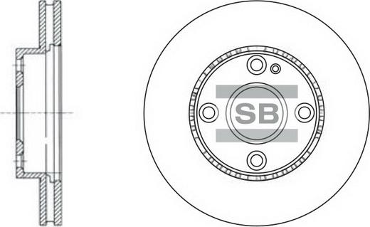 Hi-Q SD4404 - Тормозной диск autospares.lv