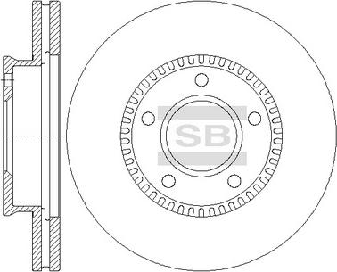 Hi-Q SD4410 - Тормозной диск autospares.lv