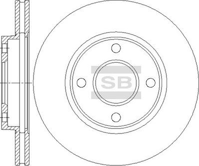 Hi-Q SD4431 - Тормозной диск autospares.lv