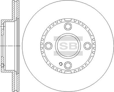 Hi-Q SD4432 - Тормозной диск autospares.lv