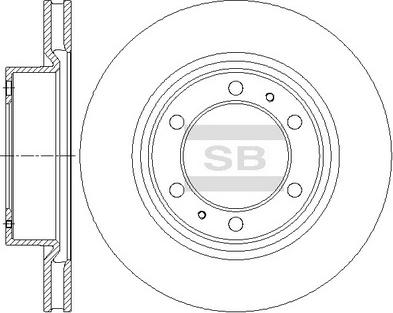Hi-Q SD4645 - Тормозной диск autospares.lv