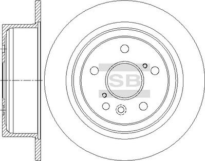 Hi-Q SD4647 - Тормозной диск autospares.lv