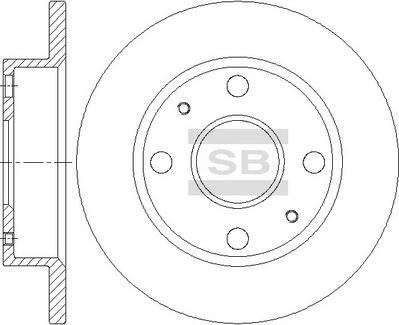 Hi-Q SD4636 - Тормозной диск autospares.lv