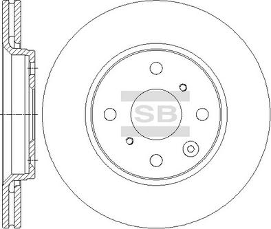 Hi-Q SD4630 - Тормозной диск autospares.lv