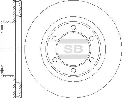 Hi-Q SD4044 - Тормозной диск autospares.lv