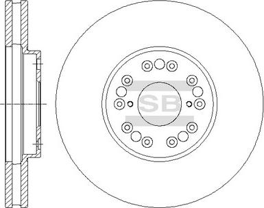 Hi-Q SD4040 - Тормозной диск autospares.lv