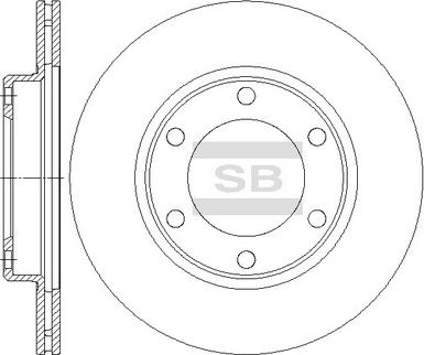 Hi-Q SD4043 - Тормозной диск autospares.lv