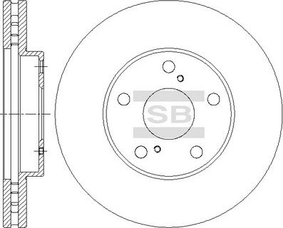 Hi-Q SD4042 - Тормозной диск autospares.lv