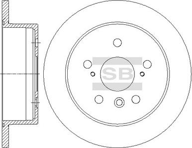 Hi-Q SD4051 - Тормозной диск autospares.lv