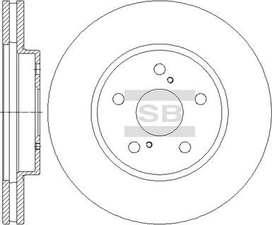 Hi-Q SD4064 - Тормозной диск autospares.lv