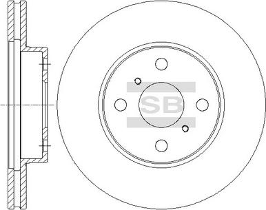 Hi-Q SD4061 - Тормозной диск autospares.lv