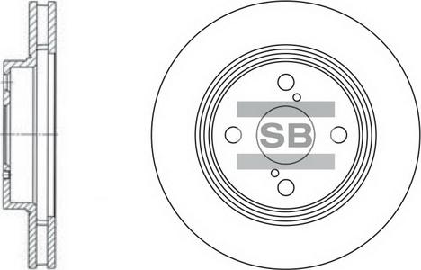 Hi-Q SD4006 - Тормозной диск autospares.lv