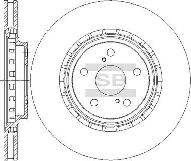 Hi-Q SD4034 - Тормозной диск autospares.lv