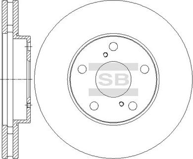 Hi-Q SD4029 - Тормозной диск autospares.lv