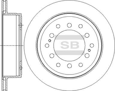 Hi-Q SD4027 - Тормозной диск autospares.lv