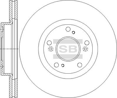 Hi-Q SD4135 - Тормозной диск autospares.lv