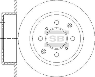 Hi-Q SD4138 - Тормозной диск autospares.lv