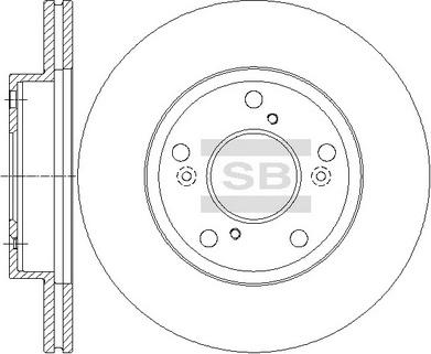 Hi-Q SD4125 - Тормозной диск autospares.lv