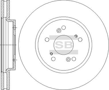 Hi-Q SD4122 - Тормозной диск autospares.lv