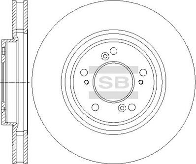 Hi-Q SD4127 - Тормозной диск autospares.lv