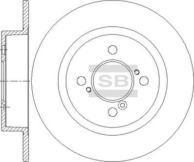 Hi-Q SD4814 - Тормозной диск autospares.lv