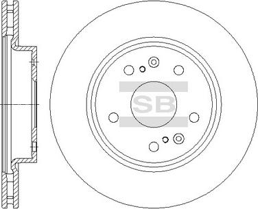 Hi-Q SD4810 - Тормозной диск autospares.lv