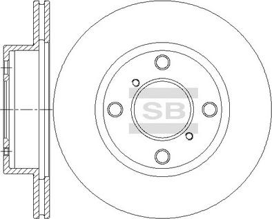 Hi-Q SD4812 - Тормозной диск autospares.lv