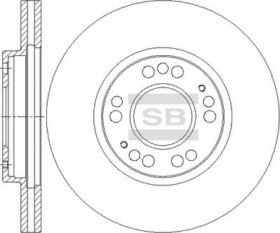 Hi-Q SD4342 - Тормозной диск autospares.lv