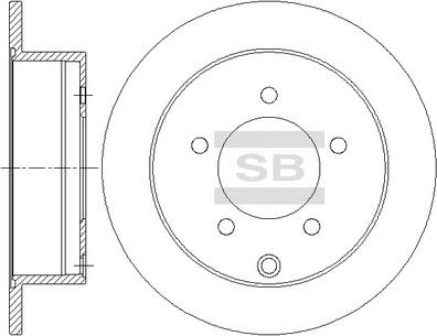 Hi-Q SD4333 - Тормозной диск autospares.lv