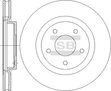 Hi-Q SD4240 - Тормозной диск autospares.lv