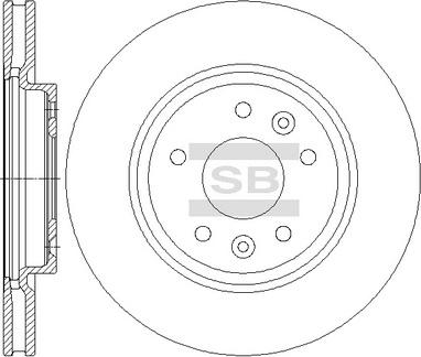 Hi-Q SD4251 - Тормозной диск autospares.lv