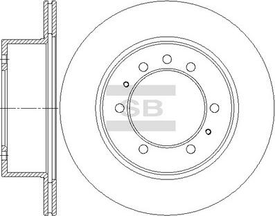 Hi-Q SD4264 - Тормозной диск autospares.lv